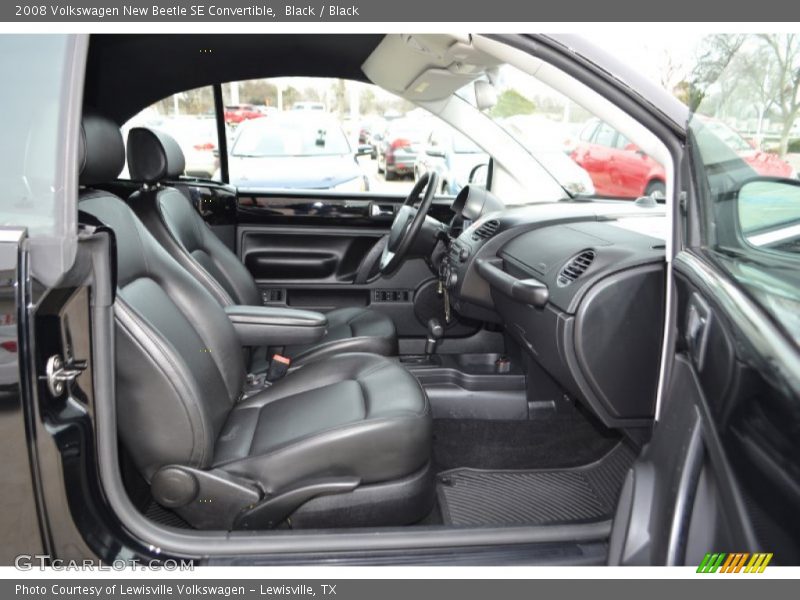 Black / Black 2008 Volkswagen New Beetle SE Convertible