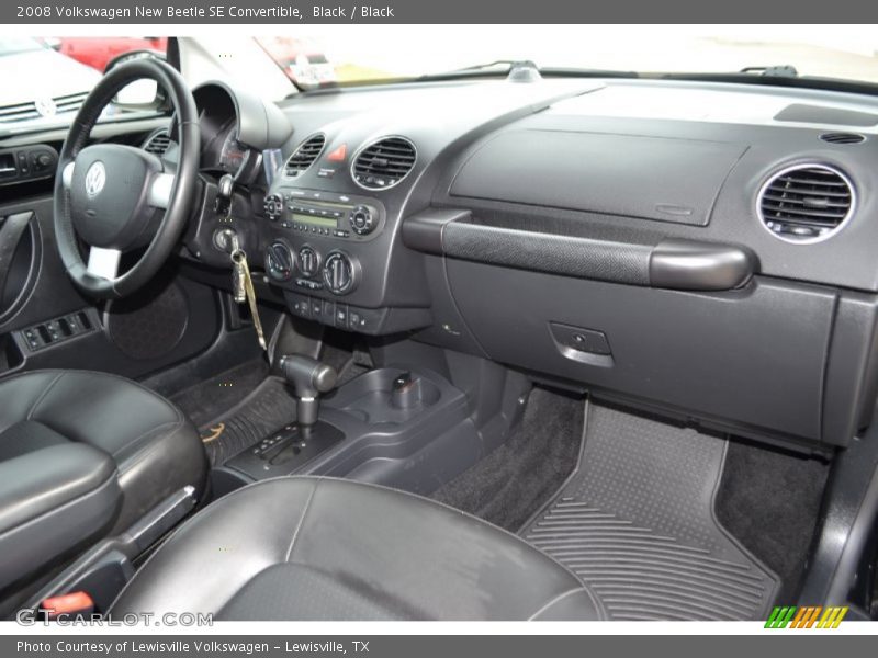 Black / Black 2008 Volkswagen New Beetle SE Convertible