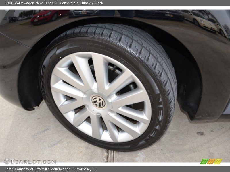 Black / Black 2008 Volkswagen New Beetle SE Convertible