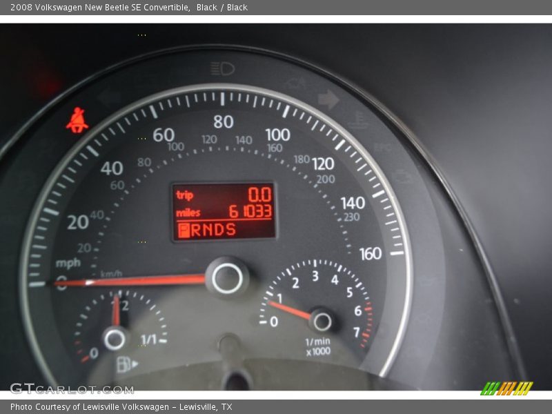 Black / Black 2008 Volkswagen New Beetle SE Convertible