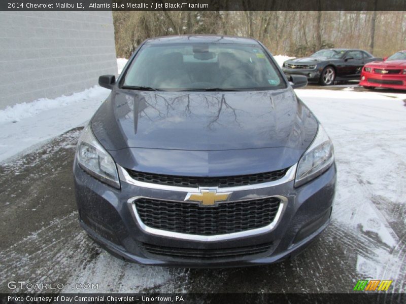 Atlantis Blue Metallic / Jet Black/Titanium 2014 Chevrolet Malibu LS