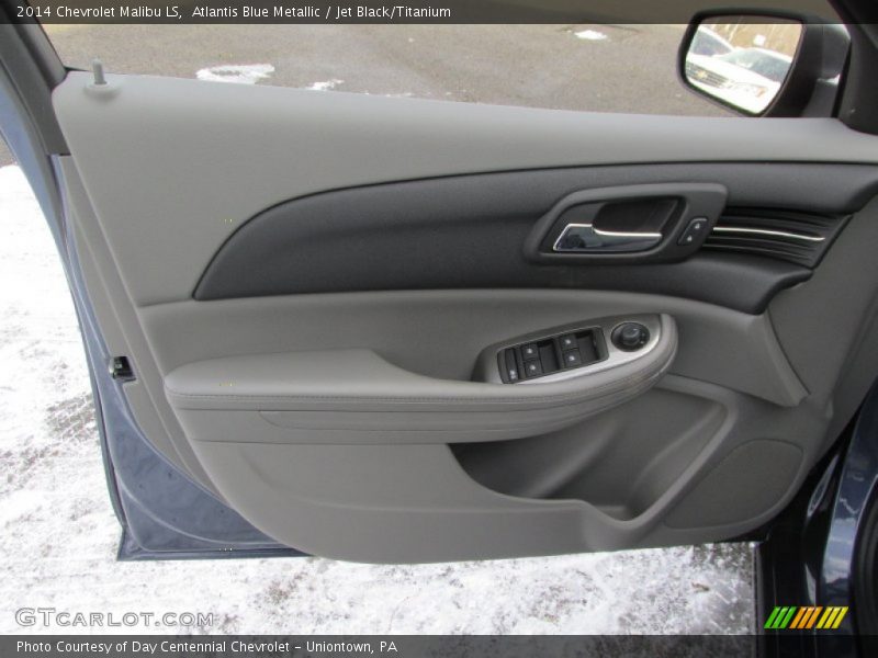 Atlantis Blue Metallic / Jet Black/Titanium 2014 Chevrolet Malibu LS