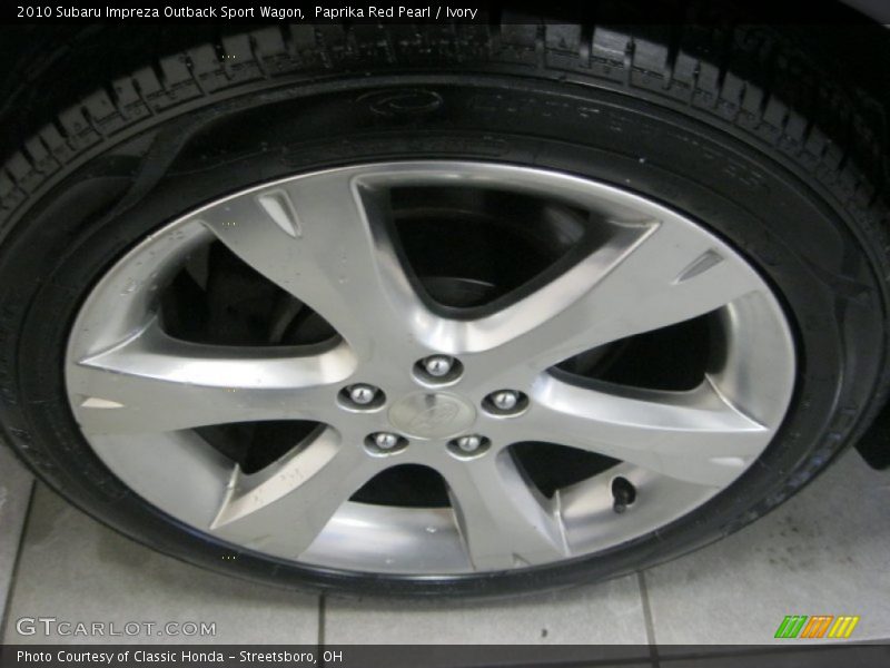 Paprika Red Pearl / Ivory 2010 Subaru Impreza Outback Sport Wagon