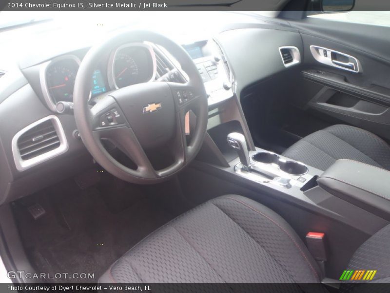 Silver Ice Metallic / Jet Black 2014 Chevrolet Equinox LS