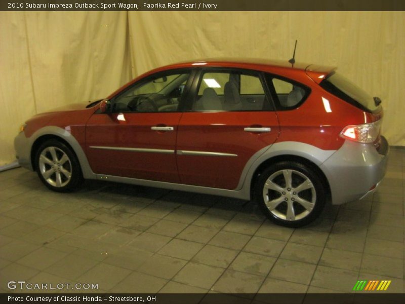 Paprika Red Pearl / Ivory 2010 Subaru Impreza Outback Sport Wagon