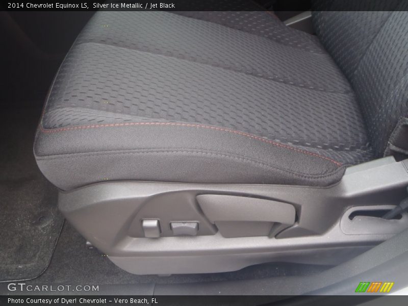 Silver Ice Metallic / Jet Black 2014 Chevrolet Equinox LS