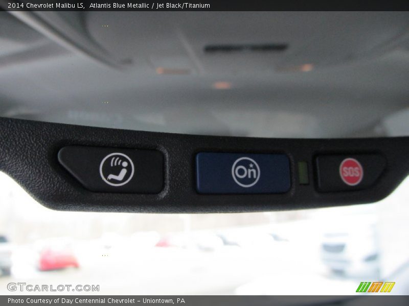 Atlantis Blue Metallic / Jet Black/Titanium 2014 Chevrolet Malibu LS