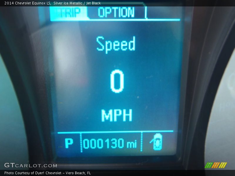 Silver Ice Metallic / Jet Black 2014 Chevrolet Equinox LS