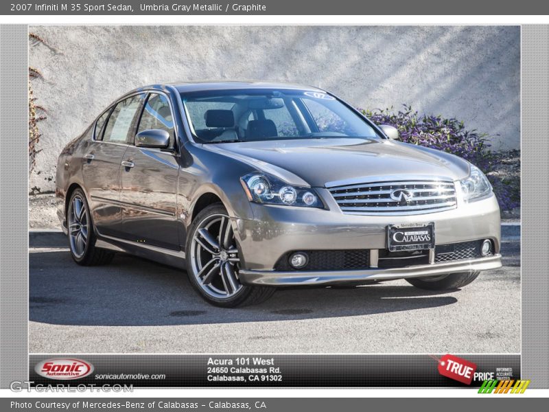 Umbria Gray Metallic / Graphite 2007 Infiniti M 35 Sport Sedan