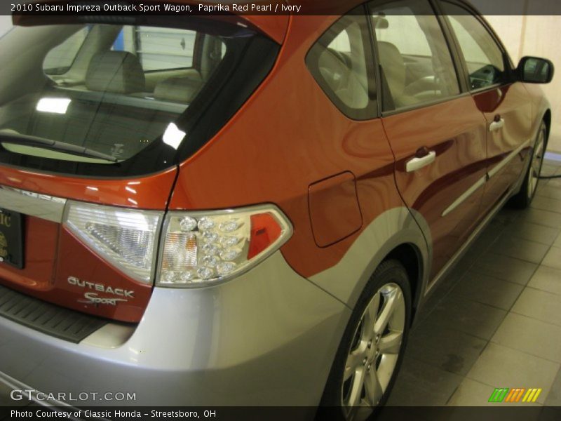 Paprika Red Pearl / Ivory 2010 Subaru Impreza Outback Sport Wagon