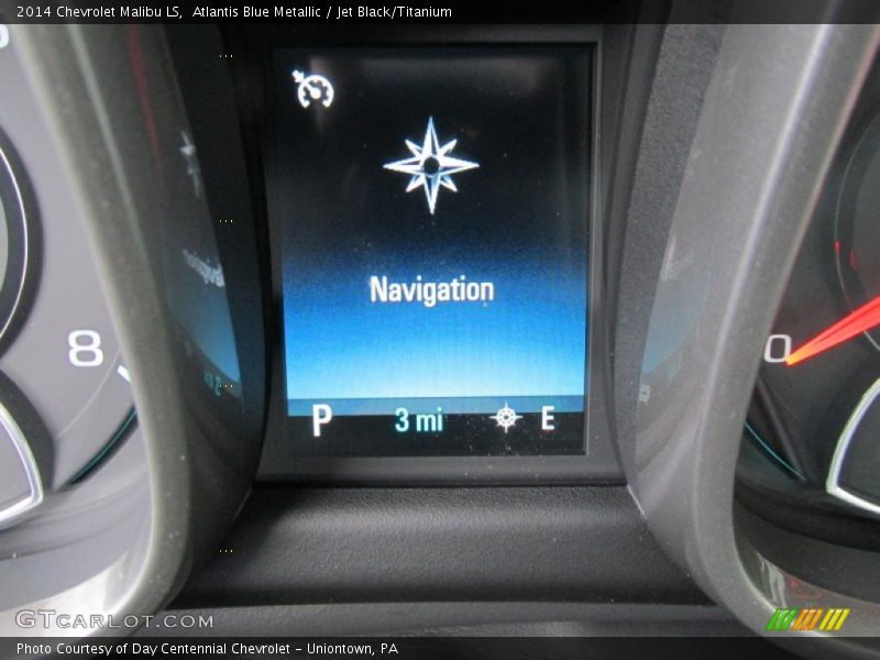 Atlantis Blue Metallic / Jet Black/Titanium 2014 Chevrolet Malibu LS