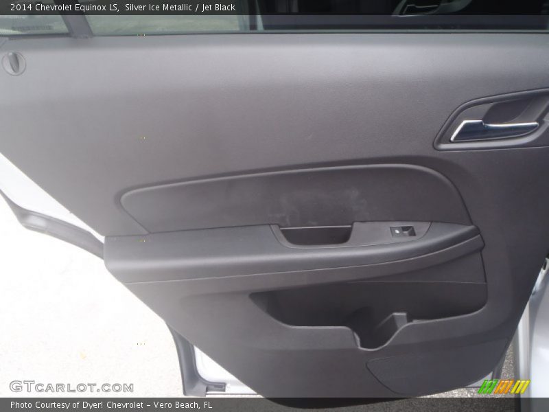 Silver Ice Metallic / Jet Black 2014 Chevrolet Equinox LS
