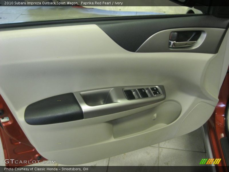 Paprika Red Pearl / Ivory 2010 Subaru Impreza Outback Sport Wagon