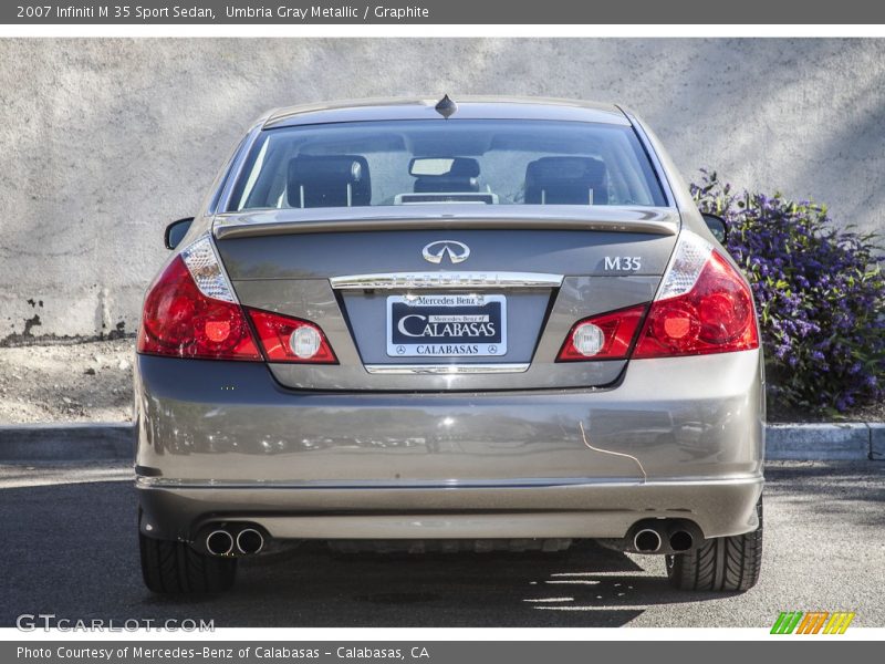 Umbria Gray Metallic / Graphite 2007 Infiniti M 35 Sport Sedan