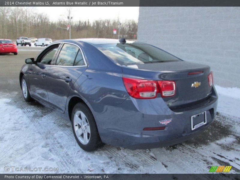 Atlantis Blue Metallic / Jet Black/Titanium 2014 Chevrolet Malibu LS