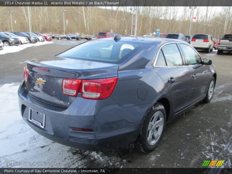 Atlantis Blue Metallic / Jet Black/Titanium 2014 Chevrolet Malibu LS