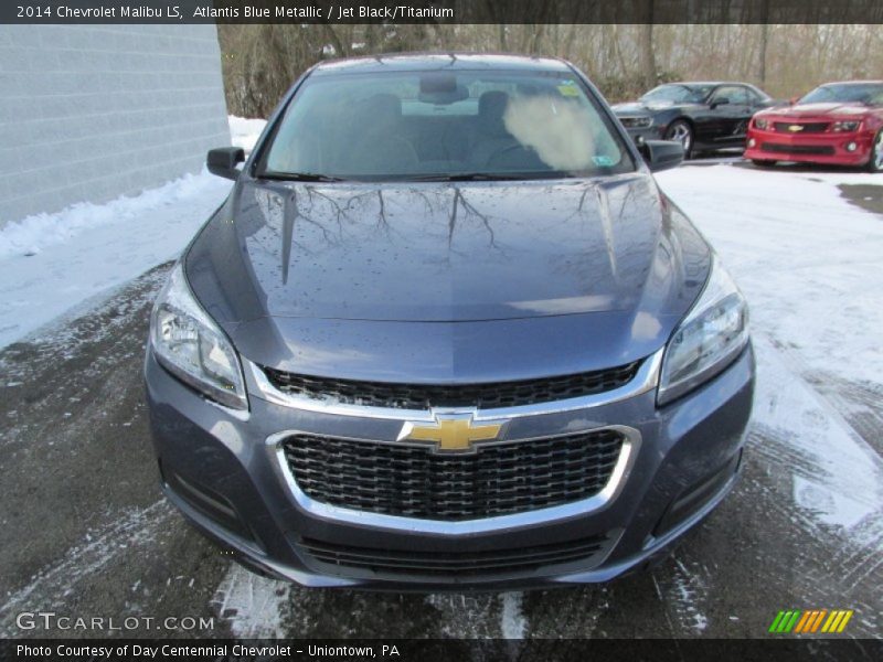 Atlantis Blue Metallic / Jet Black/Titanium 2014 Chevrolet Malibu LS
