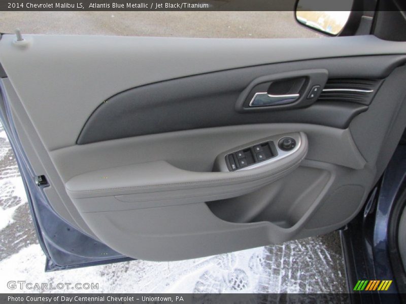 Atlantis Blue Metallic / Jet Black/Titanium 2014 Chevrolet Malibu LS