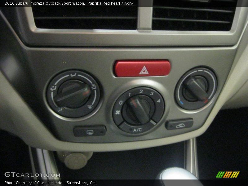 Paprika Red Pearl / Ivory 2010 Subaru Impreza Outback Sport Wagon
