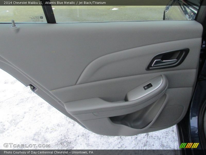 Atlantis Blue Metallic / Jet Black/Titanium 2014 Chevrolet Malibu LS