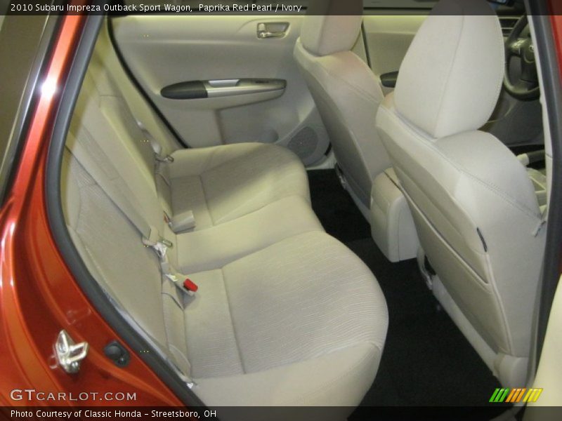 Paprika Red Pearl / Ivory 2010 Subaru Impreza Outback Sport Wagon