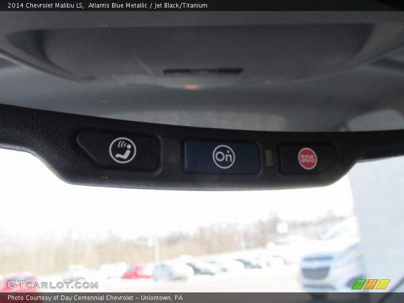 Atlantis Blue Metallic / Jet Black/Titanium 2014 Chevrolet Malibu LS