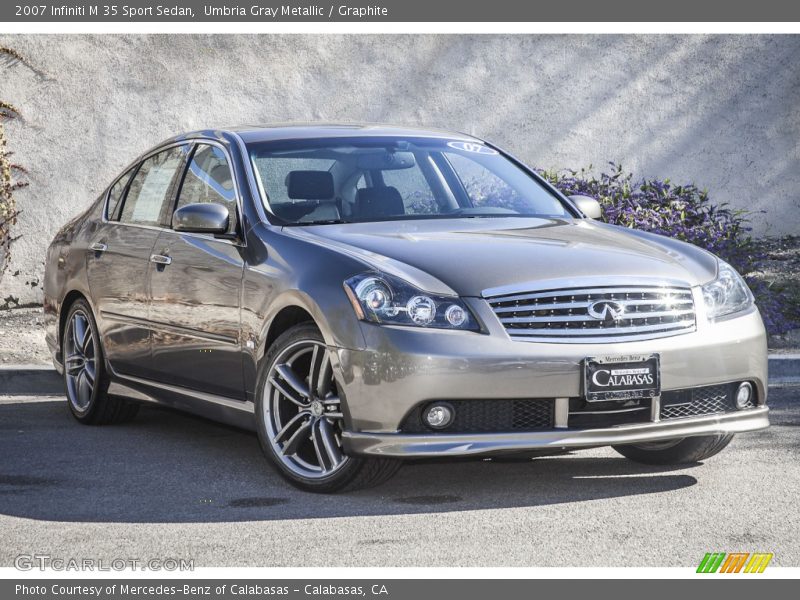 Umbria Gray Metallic / Graphite 2007 Infiniti M 35 Sport Sedan