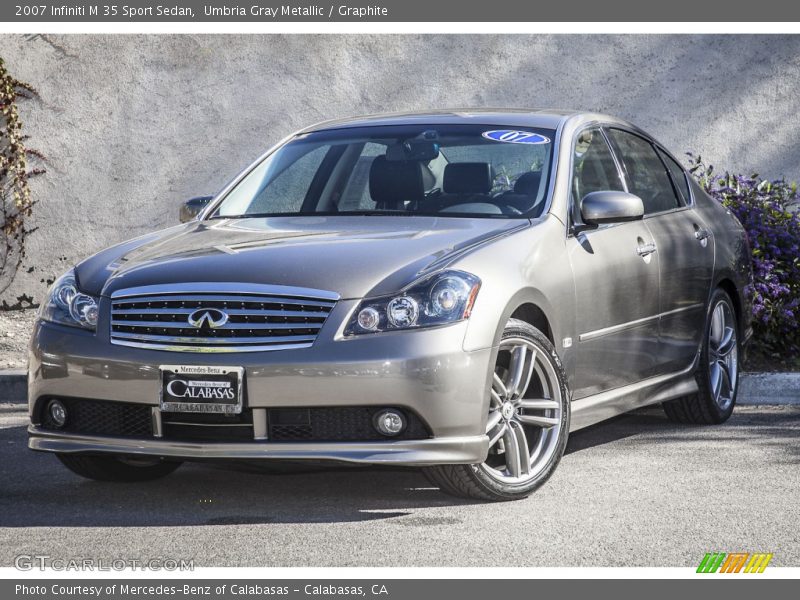 Umbria Gray Metallic / Graphite 2007 Infiniti M 35 Sport Sedan