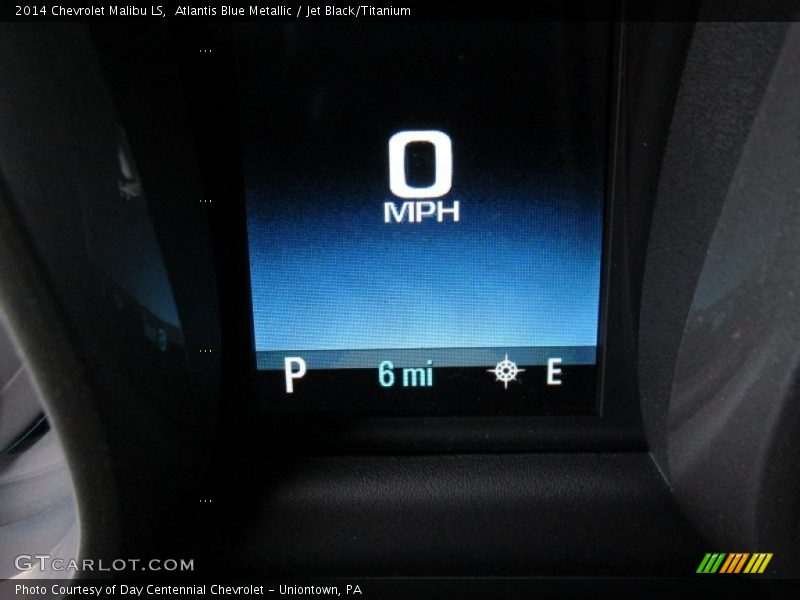 Atlantis Blue Metallic / Jet Black/Titanium 2014 Chevrolet Malibu LS