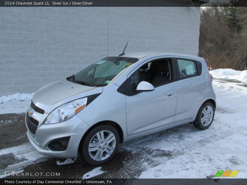 Silver Ice / Silver/Silver 2014 Chevrolet Spark LS