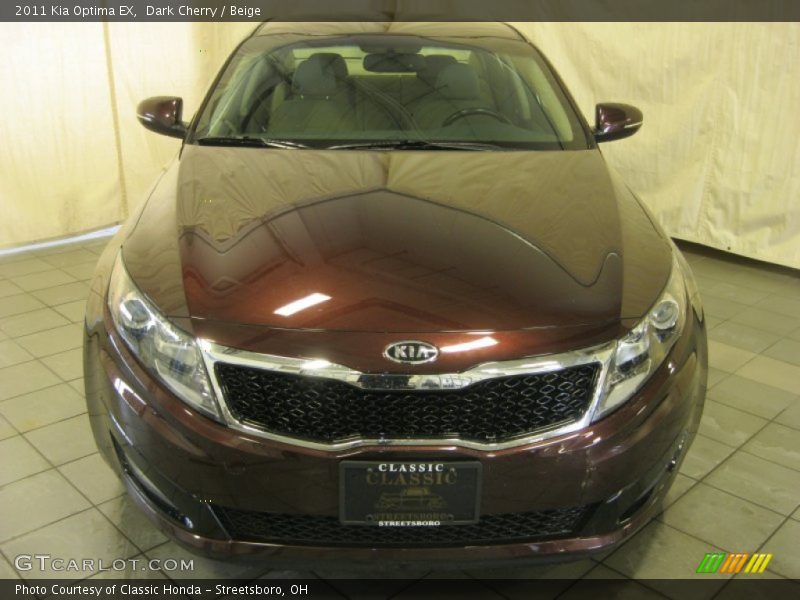 Dark Cherry / Beige 2011 Kia Optima EX