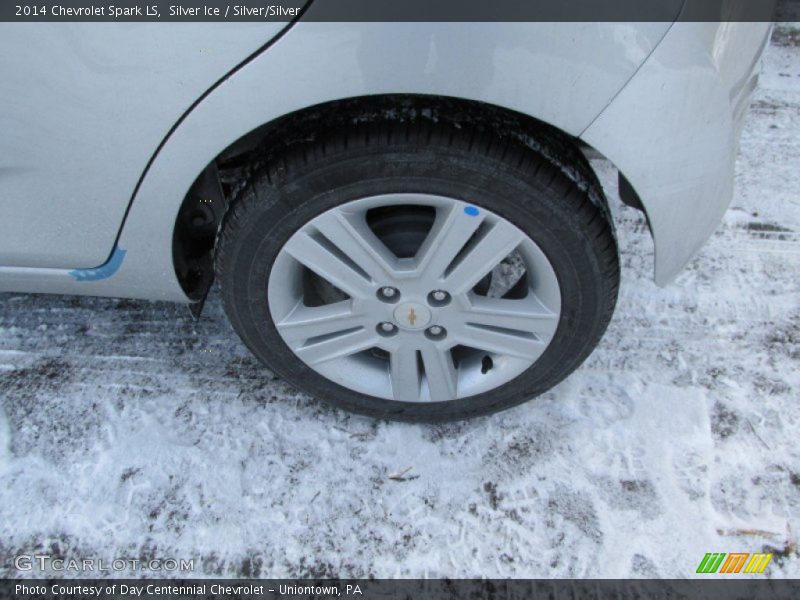 Silver Ice / Silver/Silver 2014 Chevrolet Spark LS