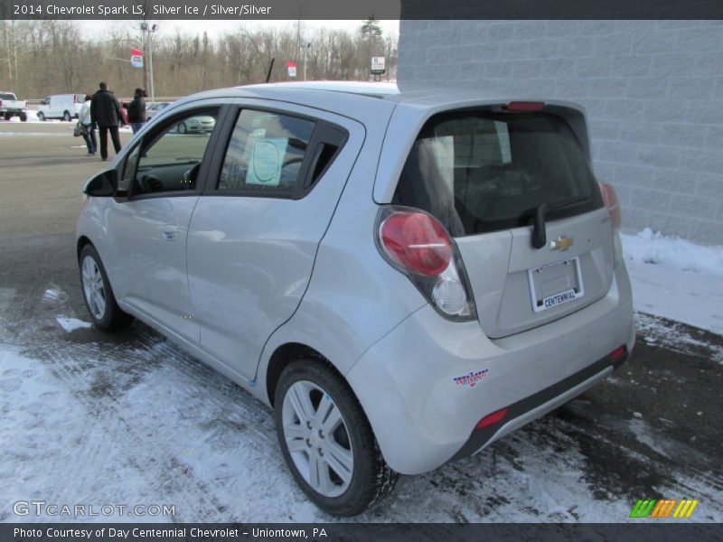 Silver Ice / Silver/Silver 2014 Chevrolet Spark LS