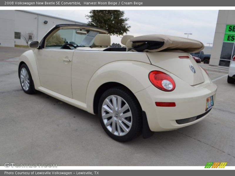 Harvest Moon Beige / Cream Beige 2008 Volkswagen New Beetle SE Convertible