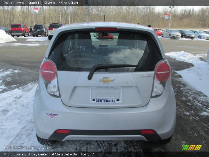 Silver Ice / Silver/Silver 2014 Chevrolet Spark LS
