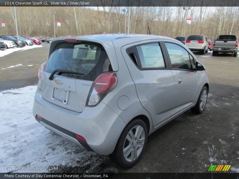 Silver Ice / Silver/Silver 2014 Chevrolet Spark LS
