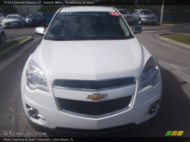Summit White / Brownstone/Jet Black 2014 Chevrolet Equinox LT