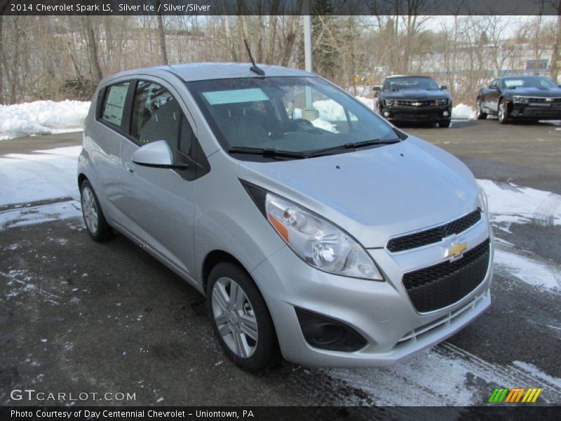 Silver Ice / Silver/Silver 2014 Chevrolet Spark LS