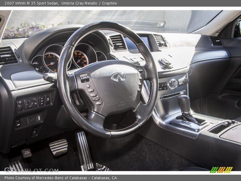 Umbria Gray Metallic / Graphite 2007 Infiniti M 35 Sport Sedan