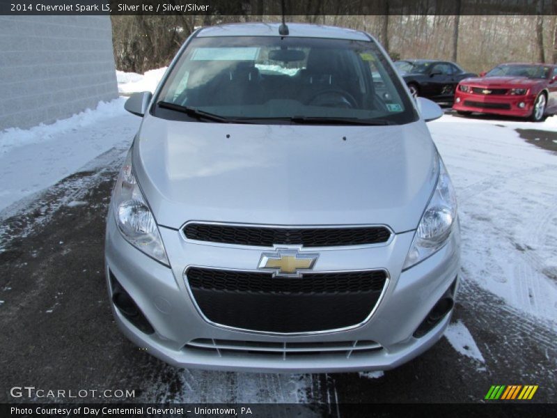 Silver Ice / Silver/Silver 2014 Chevrolet Spark LS