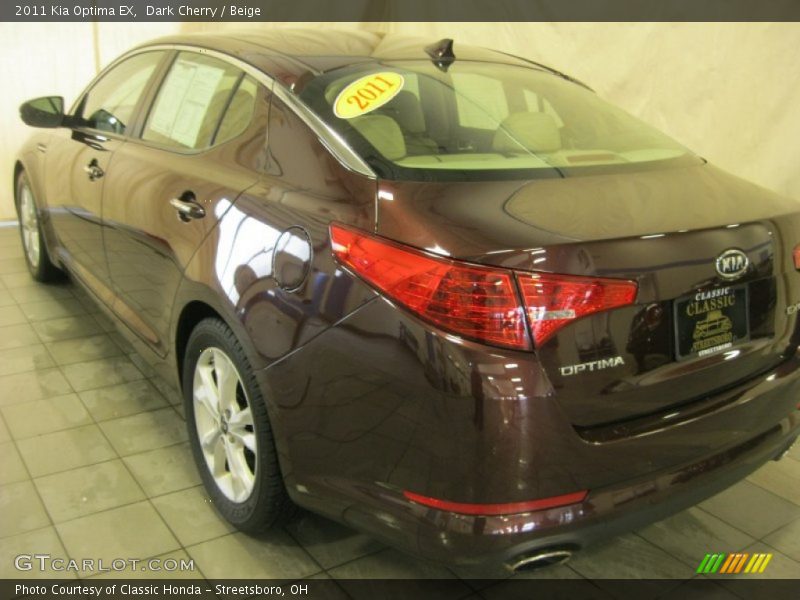 Dark Cherry / Beige 2011 Kia Optima EX