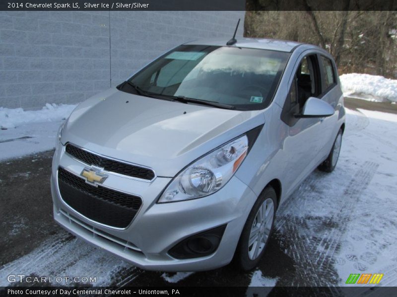 Silver Ice / Silver/Silver 2014 Chevrolet Spark LS