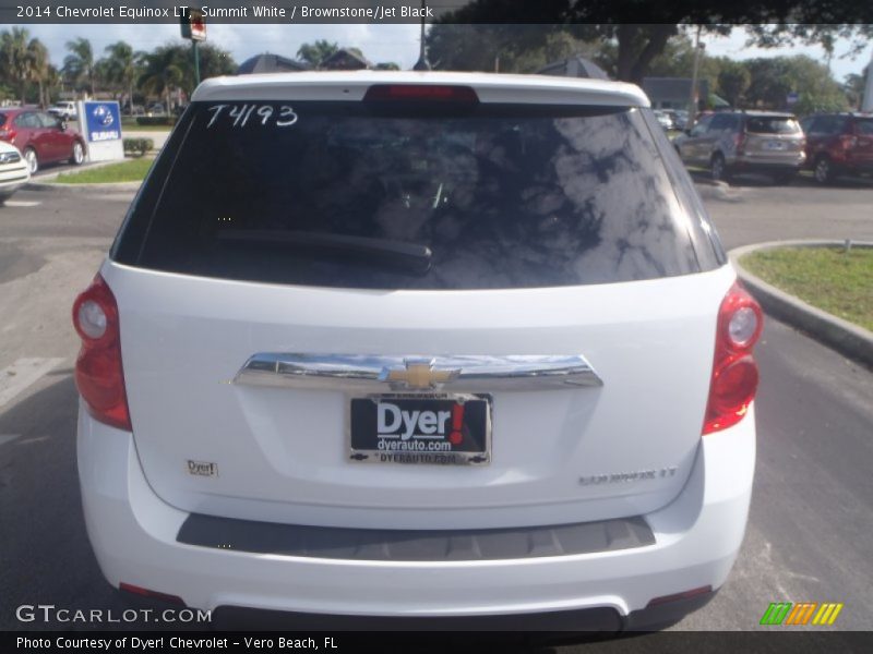 Summit White / Brownstone/Jet Black 2014 Chevrolet Equinox LT