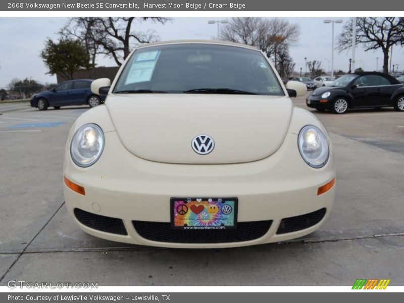 Harvest Moon Beige / Cream Beige 2008 Volkswagen New Beetle SE Convertible