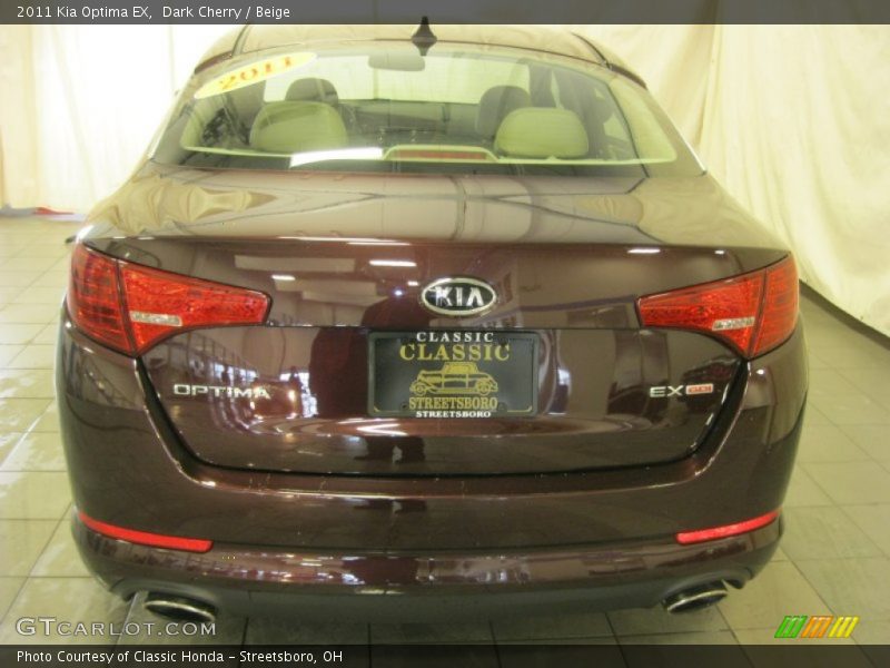 Dark Cherry / Beige 2011 Kia Optima EX