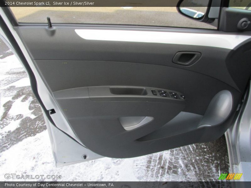 Silver Ice / Silver/Silver 2014 Chevrolet Spark LS