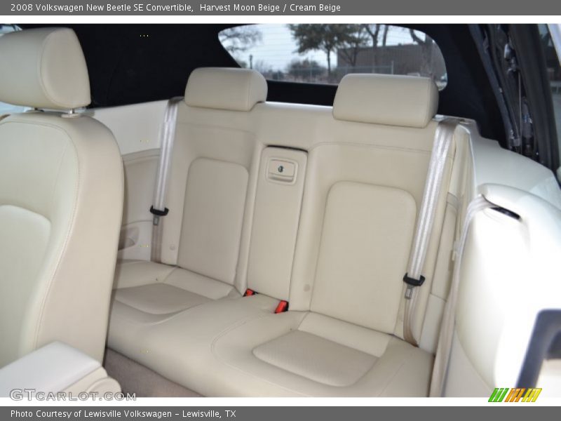 Harvest Moon Beige / Cream Beige 2008 Volkswagen New Beetle SE Convertible