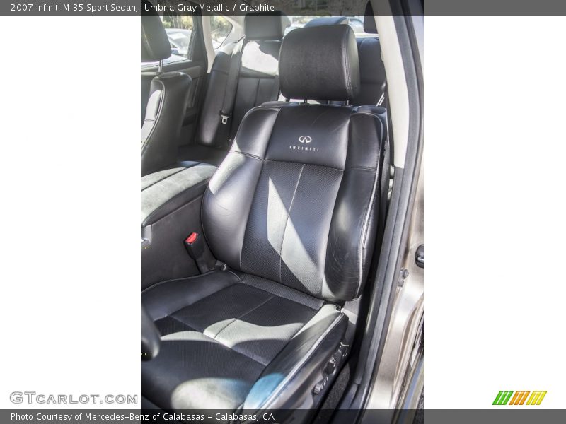 Umbria Gray Metallic / Graphite 2007 Infiniti M 35 Sport Sedan