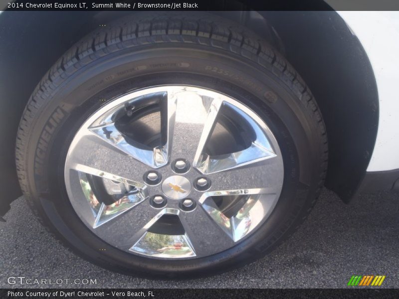 Summit White / Brownstone/Jet Black 2014 Chevrolet Equinox LT