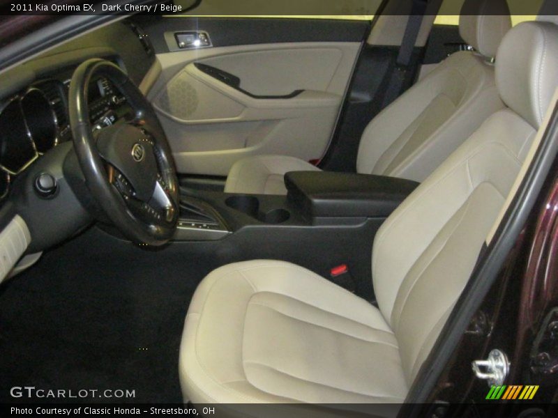 Dark Cherry / Beige 2011 Kia Optima EX